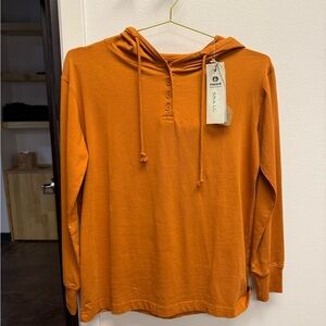 Mono B Orange Long Sleeve Hoodie
